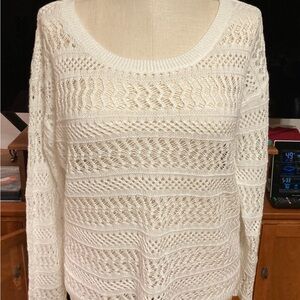 Women’s 1x ivory sweater